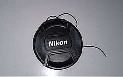 Захисна передня кришка для об'єктива 67 мм mm NIKON з логотипом