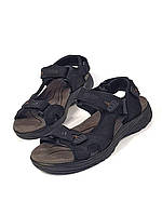 Мужские сандалии Adidas Sandals Black (черные) классные повседневные босоножки для парня 06311 cross mood