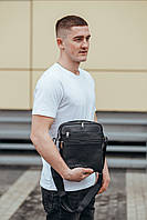 Чоловіча шкіряна сумка на плече Tiding Bag MN-284314, фото 5