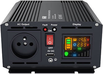 Інвертор 12 220 Newell з чистою синусоїдою 500 Вт (Польща)