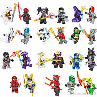 Конструктор набор фигурки человечки ниндзяго Ninjago 23 штуки