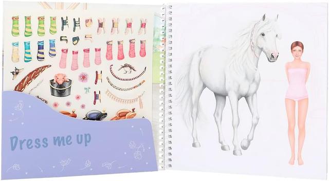 Альбом для стікерів Top model Dress me Up Miss Melody Одягни мене стікербук топ модел набір для творчості 12287