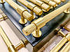 Ручка-скоба Golden Artisan з гравіюванням модерн RT-LYJGH-182-128 BRASS GOLD латунь 128 мм, фото 10