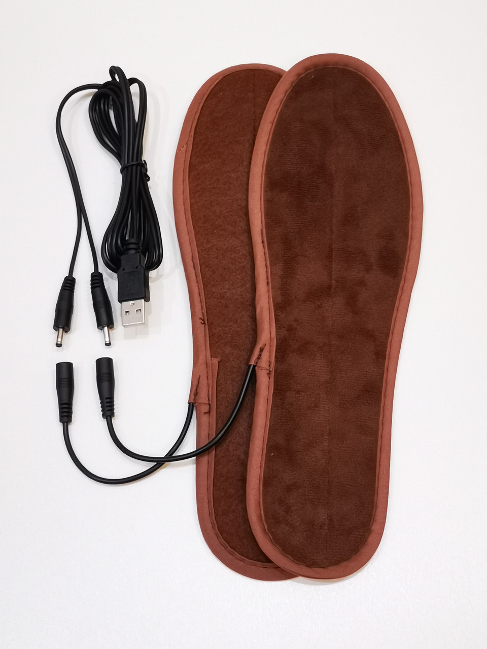 Стельки с подогревом от USB войлочно-флисовые размер 27,6 см. (ID ...