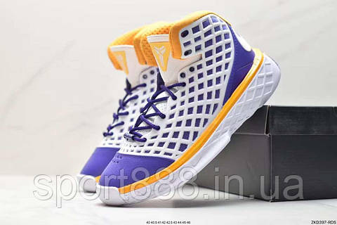 Nike Zoom Kobe 3 Lakers Коби Брайант белые мужские