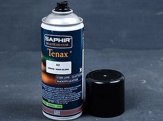 Аерозольна фарба для гладкої шкіри Saphir Tenax Spray, 400 мл