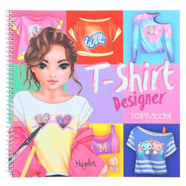Набір для творчості альбом Top model T-Shirt Designer створи власний дизайн футболки Depesche 12050