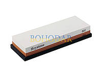 Точильный камень HEYSTONE H0802 #240/800 GRIT 18x6.2x3 см двусторонний для заточки ножей брусок точило Польша!