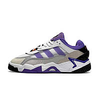 Кроссовки Adidas Originals Niteball ll White Grey Purple, женские кроссовки, Адидас