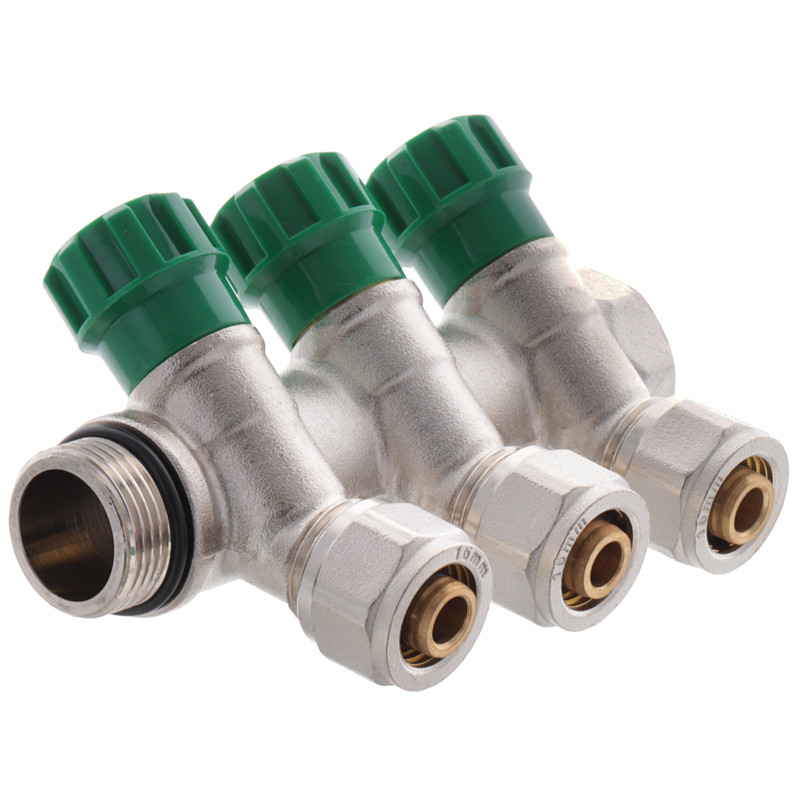 Колектор для водопроводу KOER 3 контури 3/4"/1/2" KR.1123 KR2830, фото 1