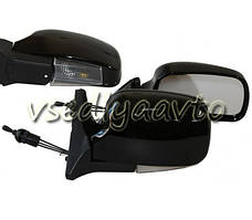 Дзеркало бічне YH-3107A/LADA 04,05,07/Black/light/чорне з поворотом