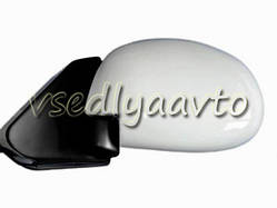 Дзеркало бічне ЗБ 3252B WHITE біле на шарнірі