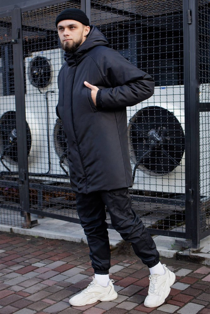 Зимова Куртка Парка Without Island Black Man высокое качество - фото 2 - id-p1975431912