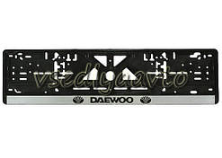 Рамка для номерного знака пластик DAEWOO