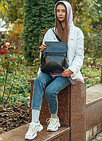 Рюкзак жіночий чорний молодіжний FN-43004, фото 7