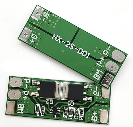 Контролер заряду/розряду LiFePO, BMS 2S 6,4В, 10А, HX-2S-D01 модуль захисту, фото 1