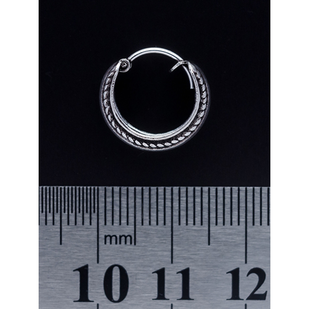 Сережка, кільце піратське з візерунком (eas-039), фото 1