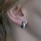 Сережка, кільце піратське з візерунком (eas-039), фото 3