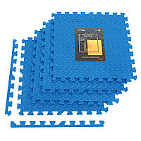 Мат-пазл (ласточкин хвост) Cornix Mat Puzzle EVA 120 x 120 x 1 cм XR-0237 Blue