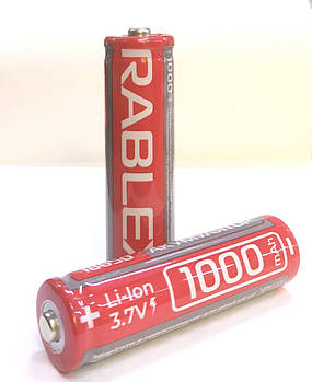 Акумулятори Rablex RB-1000, 18650/3.7V/1000mAh (500 шт)