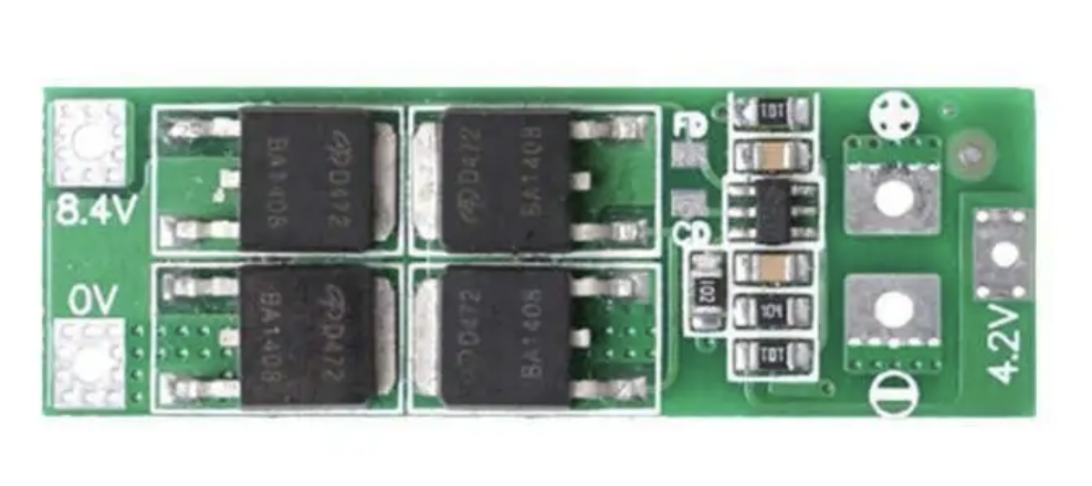Контролер заряду/розряду Li-Ion, BMS 2S 8,4В, 20А, модуль захисту