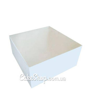 Коробка для десертів з прозорою кришкою Біла