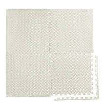 Мат-пазл (ластівчин хвіст) Cornix Mat Puzzle EVA 120 x 120 x 1 см XR-0231 Cream Poland, фото 2
