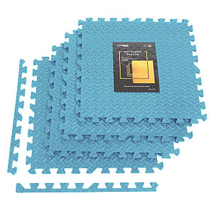 Мат-пазл (ластівчин хвіст) Cornix Mat Puzzle EVA 120 x 120 x 1 см XR-0235 Sky Blue Poland