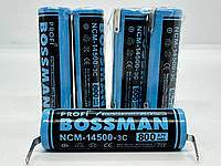 Акумулятор під пайку Li-ion 3.7V 800mAh NCM-14500 Bossman Profi