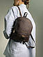 Жіночий подарунковий міський рюкзак Michael Kors Backpack Mini Brown (коричневий) KIS12131 стильний рюкзак, фото 6