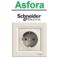 Розетки, вимикачі Schneider Electric Asfora