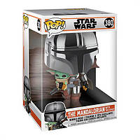 Funko Pop! Star Wars The Mandalorian Звездные войны Мандалорец с Малышом 25 см 49931