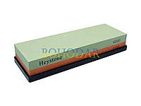 Точильный камень HEYSTONE H4010 #1000/4000 GRIT 18x6.2x3 см двусторонний для заточки ножей брусок Польша!