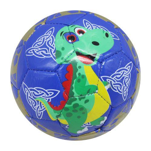 Мяч футбольный №2 Динозаврики (синий) [tsi220326-ТCІ] - фото 1 - id-p1975555959