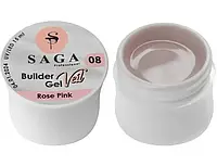 Saga builder gel veil гель для наращивания №08(бежевий)