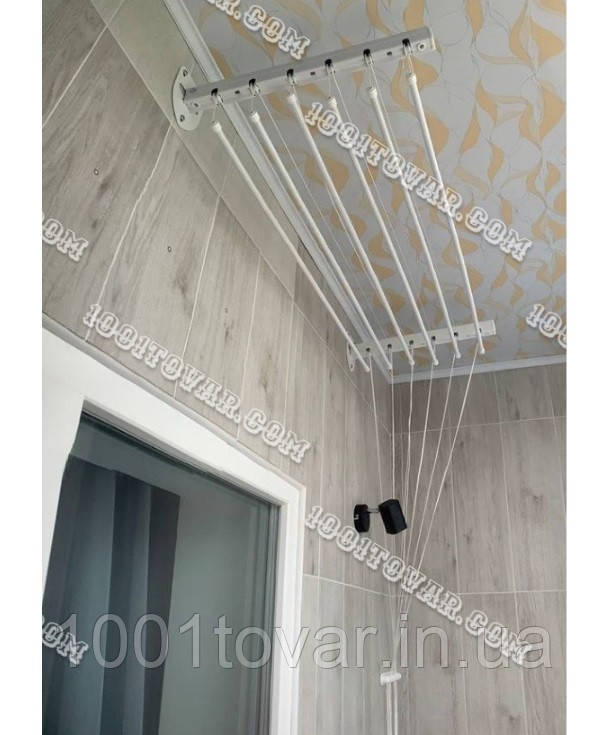 Сушка настінно-стельова Floris (Флоріс) 2 м; 1,8 м; 1,6 м; 1,4 м; 1,2 м. Сушарка Флоріс., фото 1