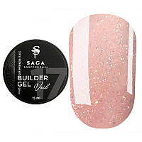 Saga builder gel veil гель для наращивания №17