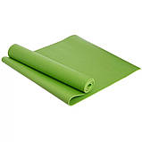 Килимок для йоги та фітнесу Power System PS-4014 PVC Fitness-Yoga Mat Green (173x61x0.6), фото 3