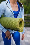 Килимок для йоги та фітнесу Power System PS-4014 PVC Fitness-Yoga Mat Green (173x61x0.6), фото 8