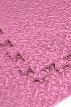 Мат-пазл (ластівчин хвіст) Cornix Mat Puzzle EVA 120 x 120 x 1 см XR-0230 Pink, фото 2