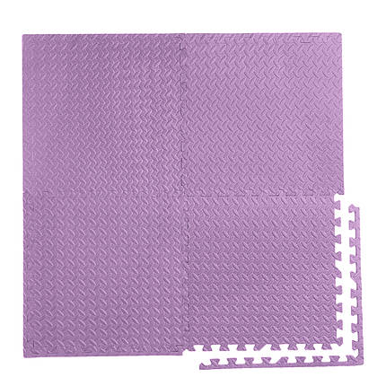 Мат-пазл (ластівчин хвіст) Cornix Mat Puzzle EVA 120 x 120 x 1 см XR-0232 Purple, фото 2