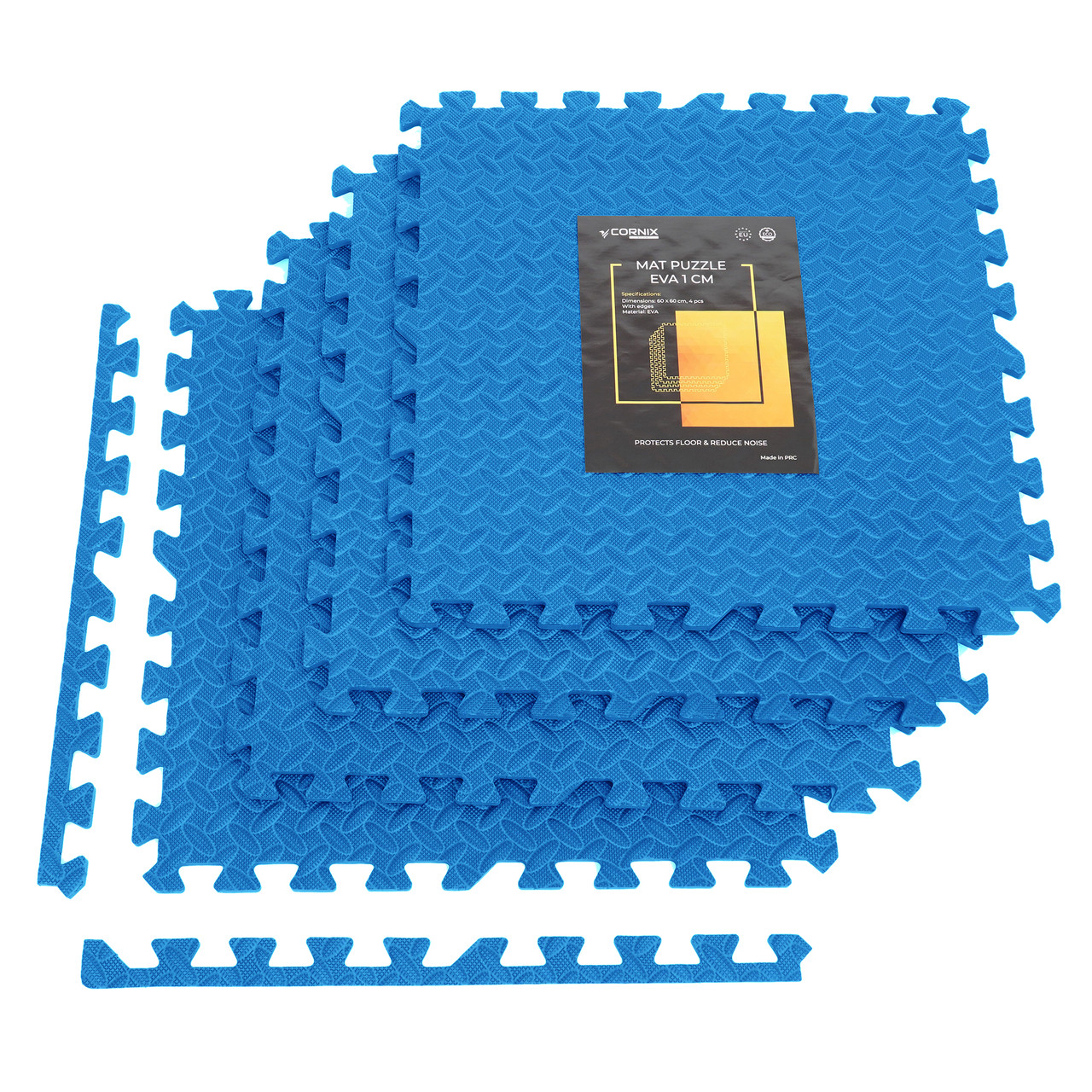 Мат-пазл (ластівчин хвіст) Cornix Mat Puzzle EVA 120 x 120 x 1 см XR-0237 Blue