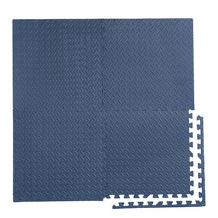 Мат-пазл (ластівчин хвіст) Cornix Mat Puzzle EVA 120 x 120 x 1 см XR-0239 Navy Blue, фото 2