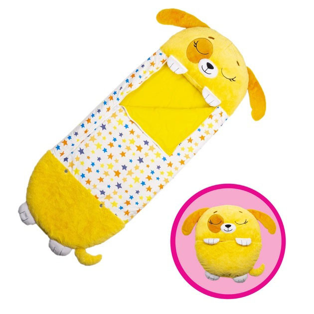 Спальный детский мешок 3в1 для сна подушка игрушка спальник 140х50 см на молнии Happy Nappers. DZ-665 Цвет: - фото 3 - id-p1975588171