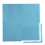 Мат-пазл (ластівчин хвіст) Cornix Mat Puzzle EVA 120 x 120 x 1 cм XR-0235 Sky Blue, фото 4