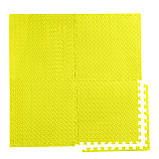 Мат-пазл (ластівчин хвіст) Cornix Mat Puzzle EVA 120 x 120 x 1 cм XR-0236 Yellow, фото 2