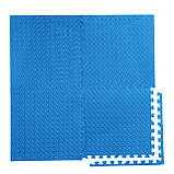 Мат-пазл (ластівчин хвіст) Cornix Mat Puzzle EVA 120 x 120 x 1 cм XR-0237 Blue, фото 4
