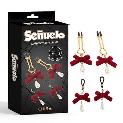 Затискачі на соски CHISA Nipple Jewelry Play Kit-Senuelo, фото 1