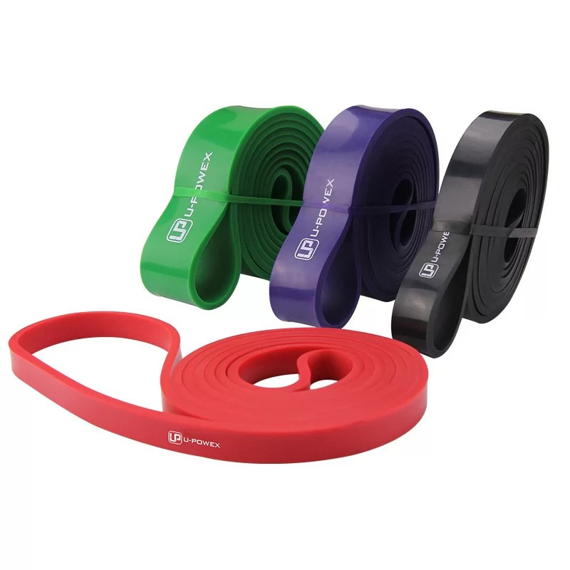 Гумові петлі для тренувань U-POWEX Power Band набір 4 шт. (4,5-57kg)