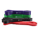 Гумові петлі для тренувань U-POWEX Power Band набір 4 шт.+ якір, + ручки (4,5-57kg), фото 7